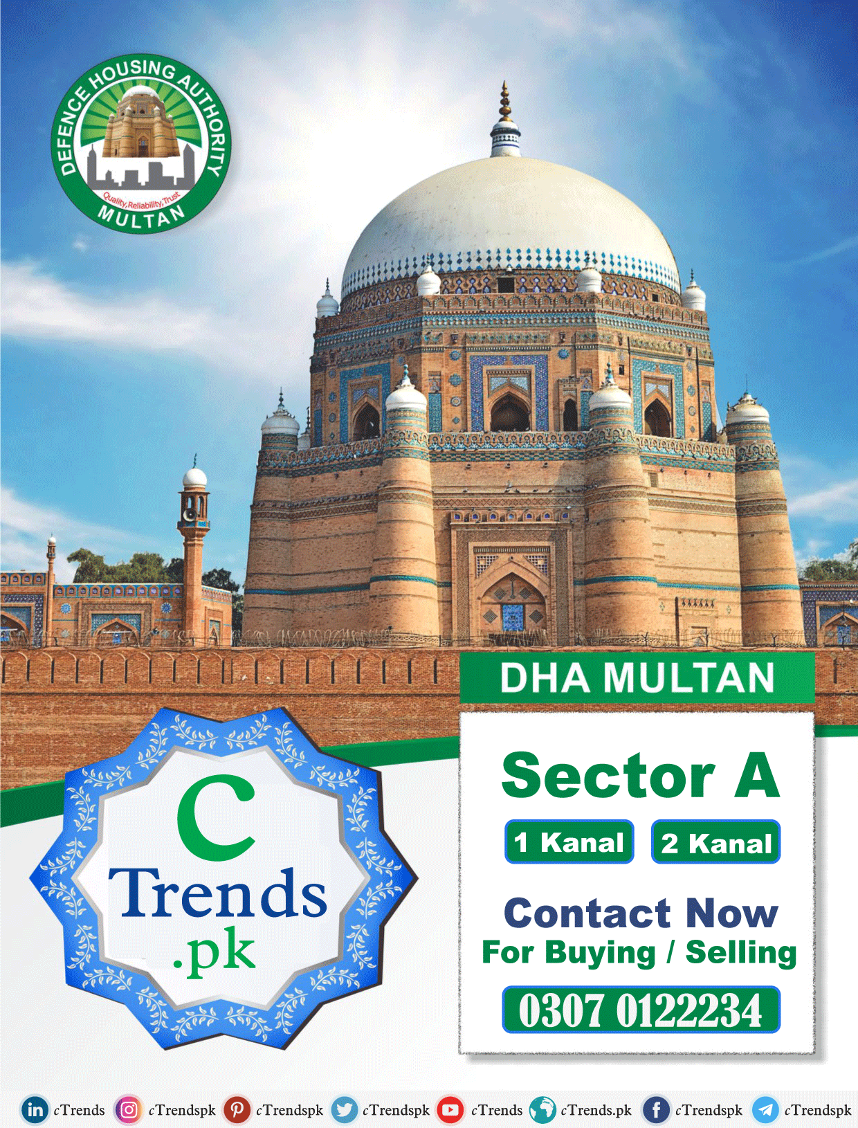 DHA Multan Sector A - DHA Multan Sector A map - DHA Multan Sector A Prices - cTrends