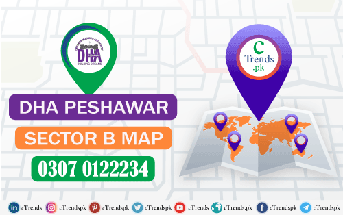 DHA Peshawar Map - DHA Peshawar sector b map pdf - ctrends - dha peshawar map sector b