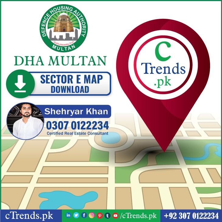 dha multan map sector e ctrends